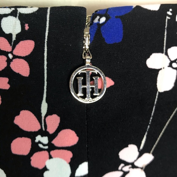 Tommy Hilfiger Dress Floral Long Bell Sleeve Sz 14 - Picture 7 of 8